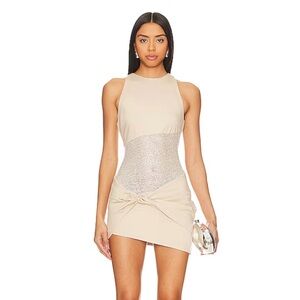 Revolve dress. Soraia Mini Dress in Sand Beige
Camila Coelho